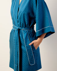 Azure Kimono Robe