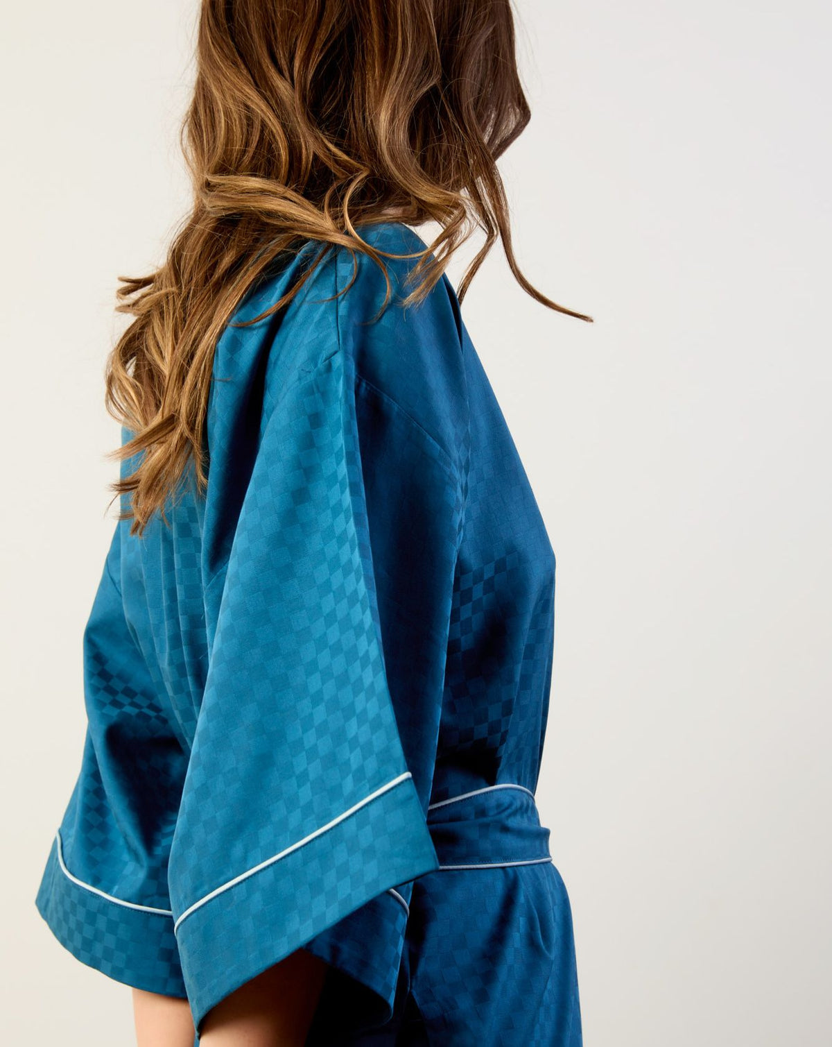 Azure Kimono Robe