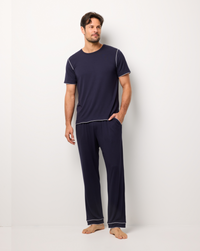 Nox TENCEL™ Modal Long Pants & Navy Tee