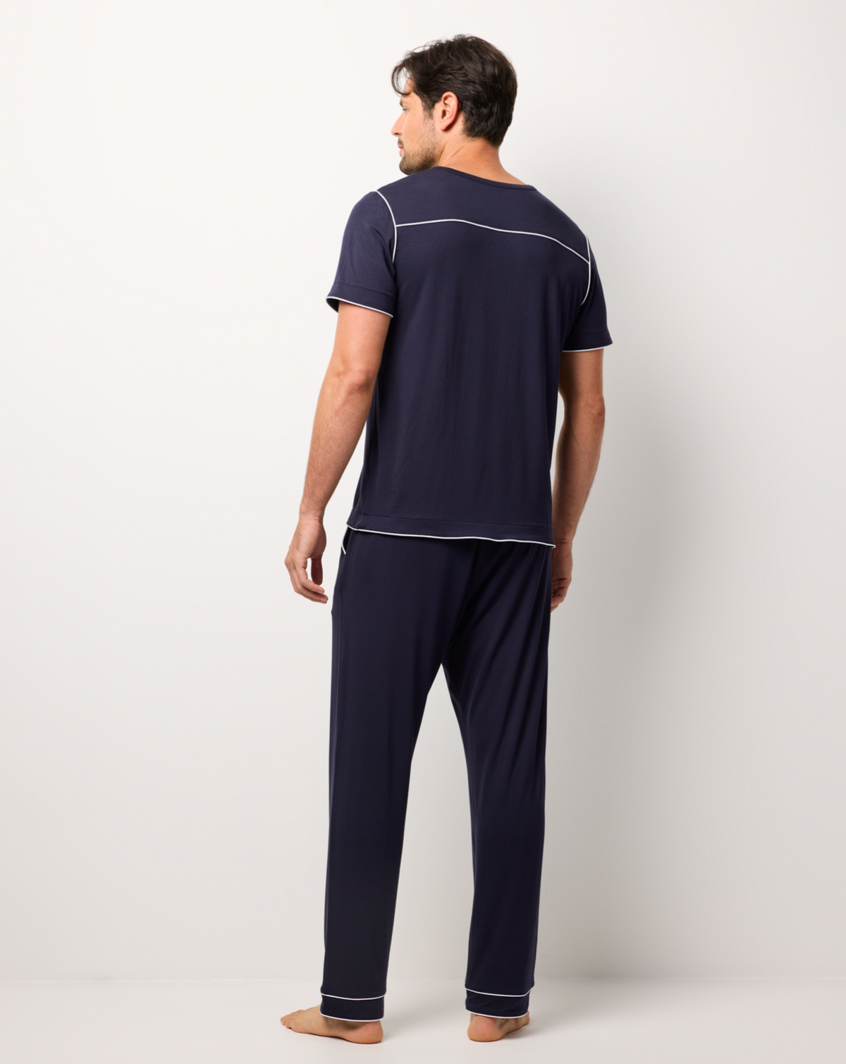 Nox TENCEL™ Modal Long Pants & Navy Tee