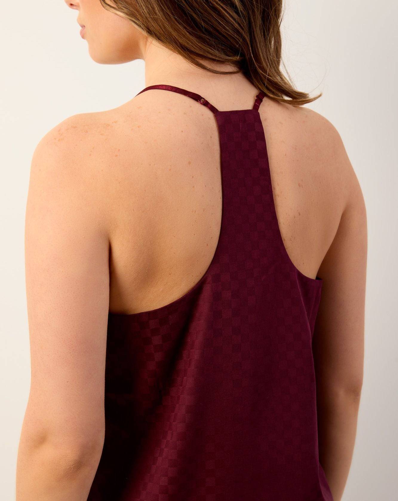 Bordeaux Camisole Slip Dress