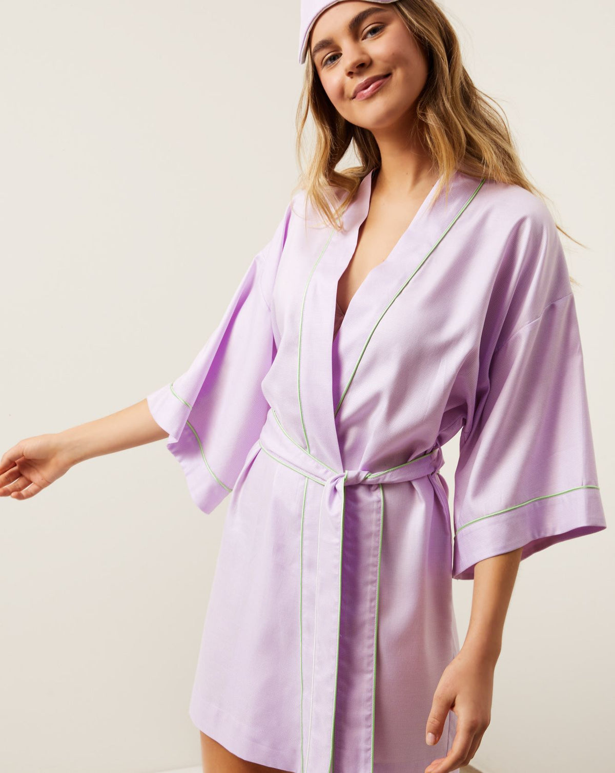 Jacaranda Horizons Kimono Robe