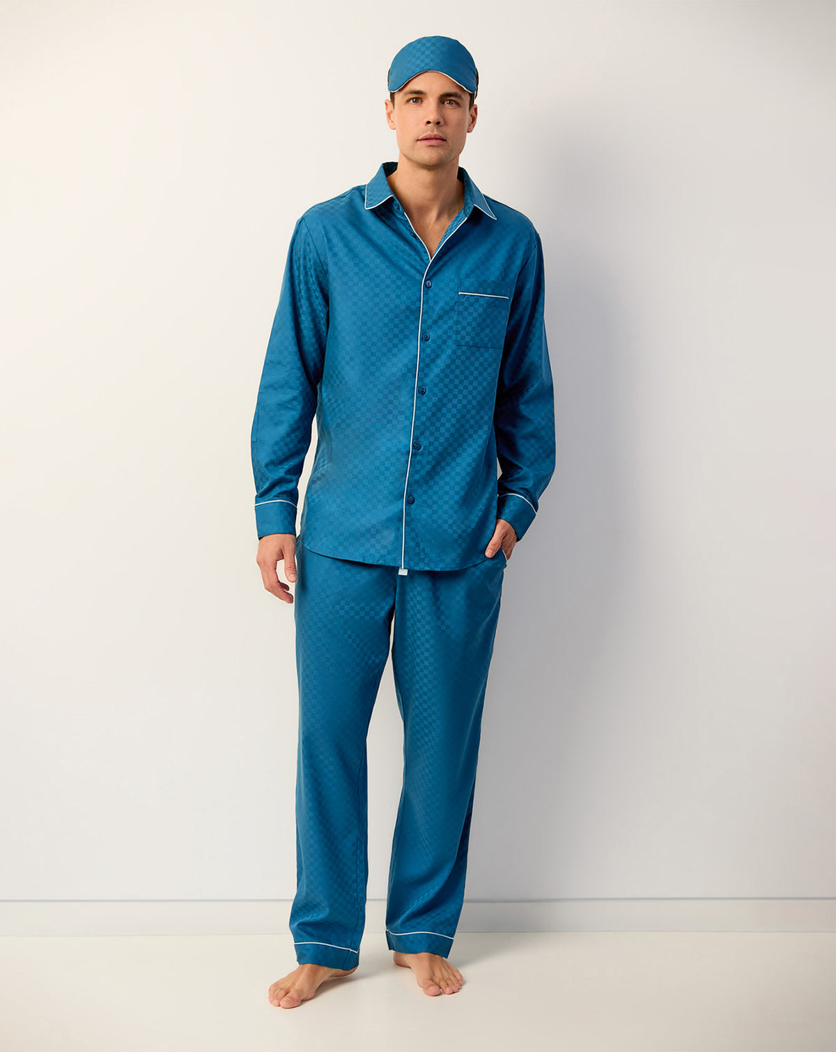 Bleu Pyjama Set