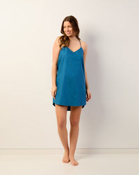 Azure Camisole Slip Dress