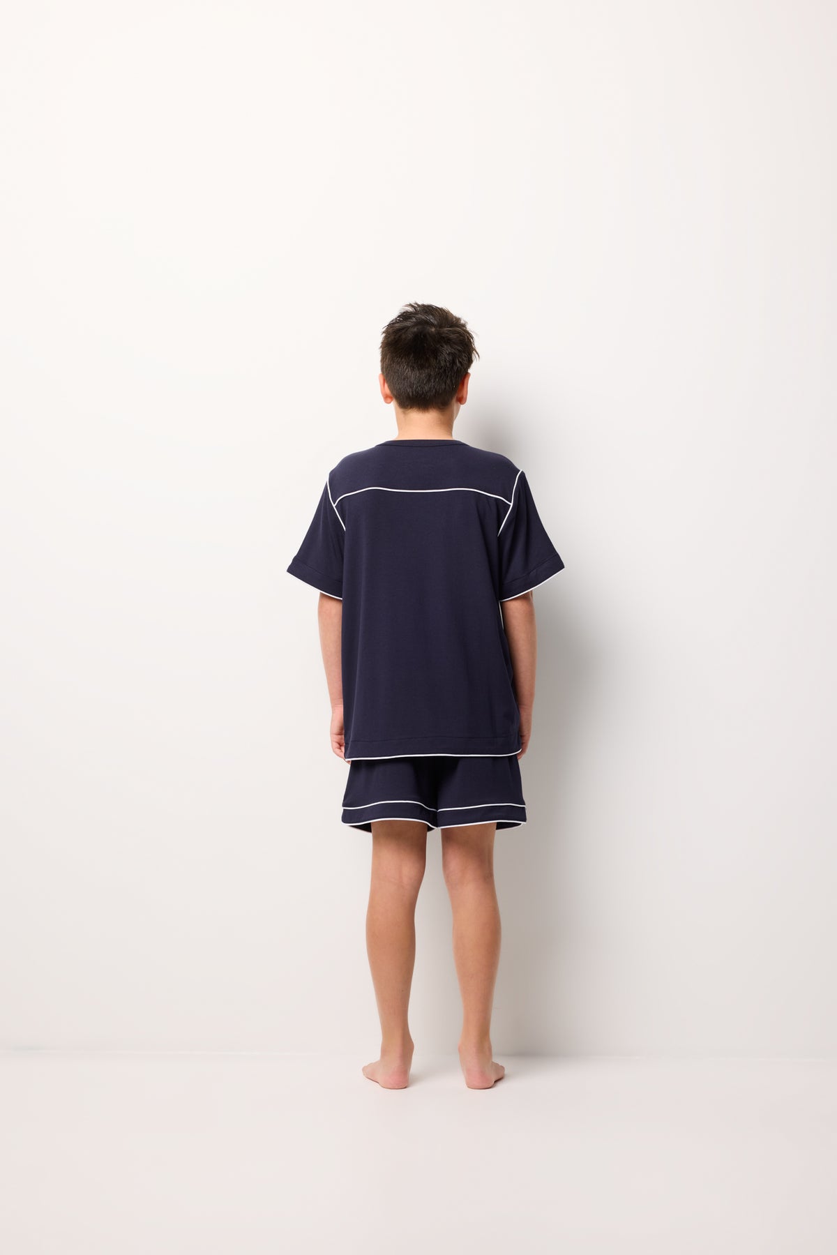 PRE-ORDER Jones TENCEL™ Modal Boxer shorts & Navy Tee Set (Boys)