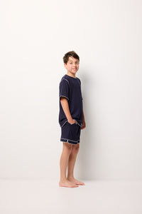 PRE-ORDER Jones TENCEL™ Modal Boxer shorts & Navy Tee Set (Boys)