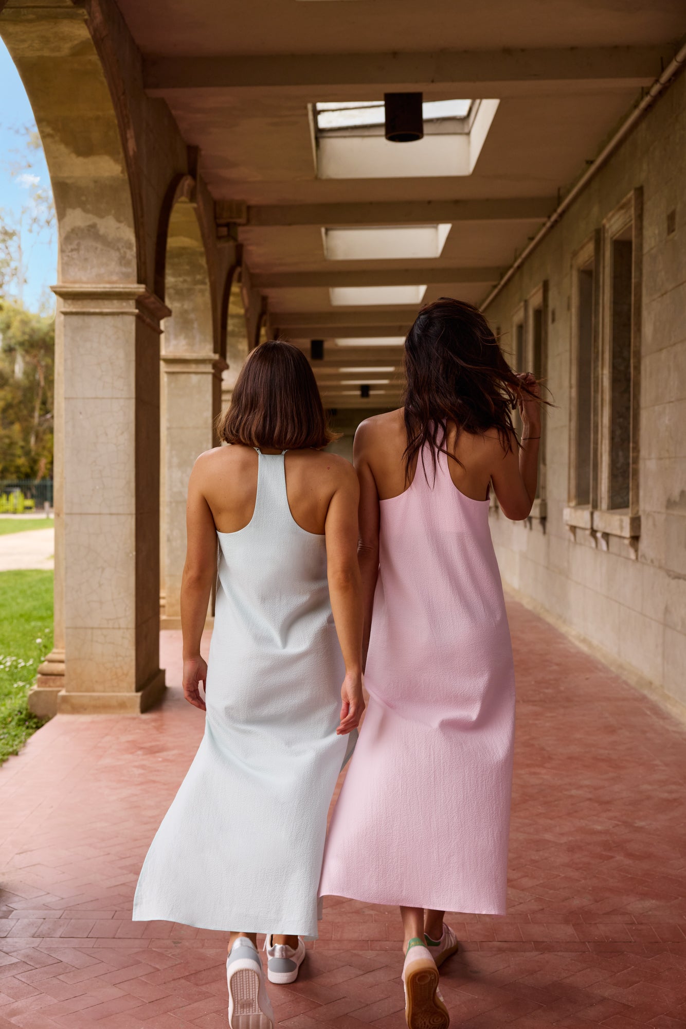 camisole slip dress Double Strap cami midi dress Modest Cream Layering Camisole Dress
